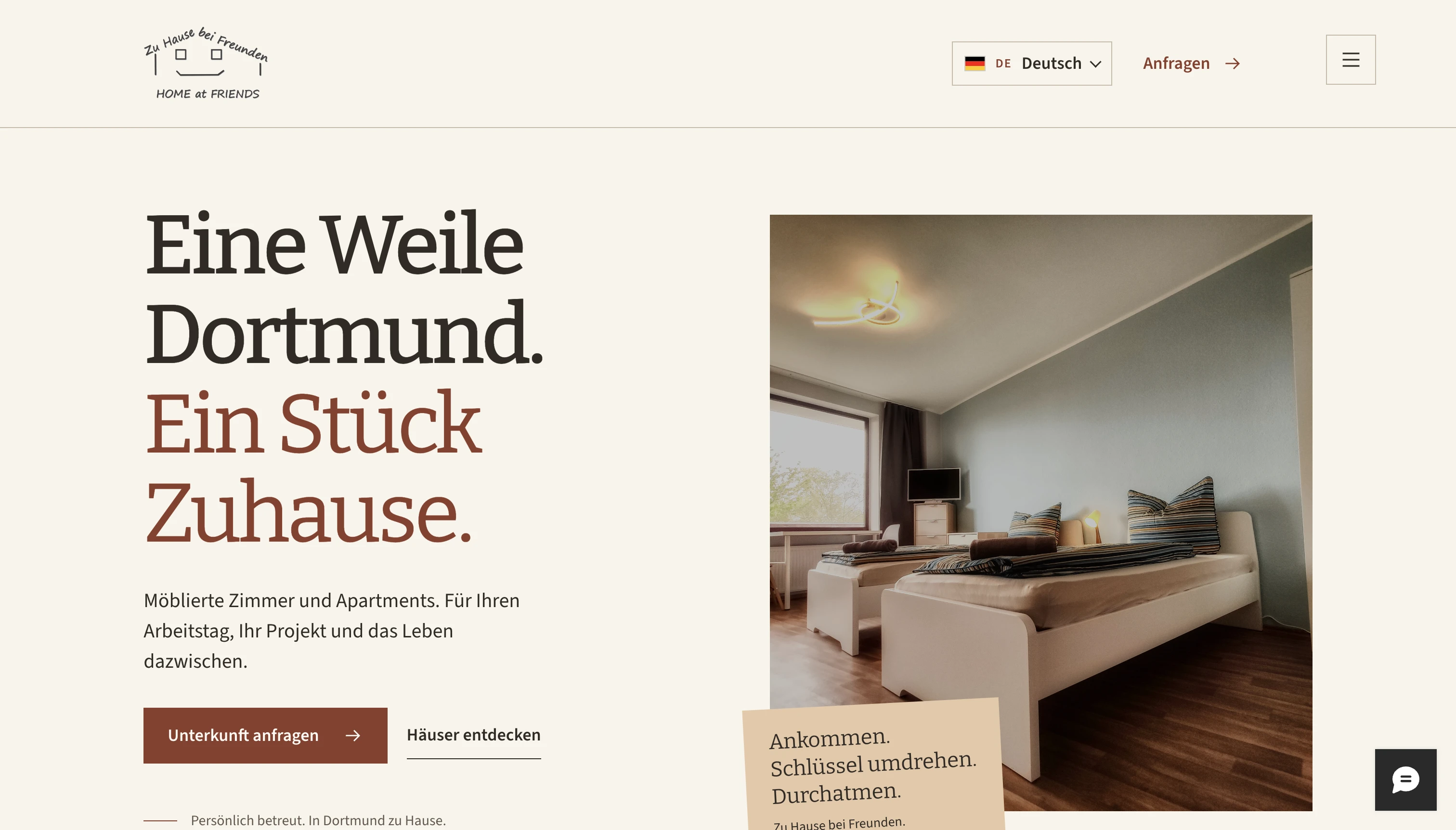 Zu Hause bei Freunden: Furnished accommodation in Dortmund
